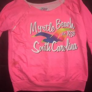 on the shoulder sweater